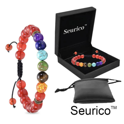 Blood Sugar Balance, fat Burning, Health Double benefits -Seurico™ Natural agate Anion Noble Bracelet（Limited time discount 🔥 last day）