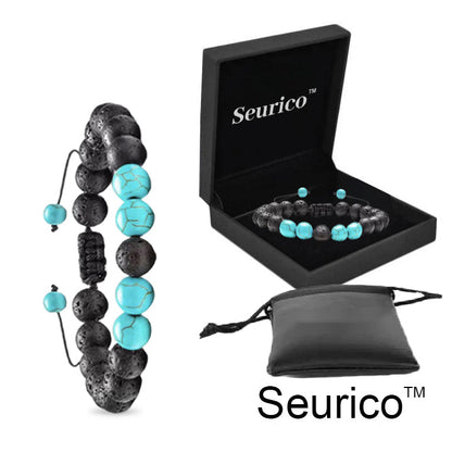 Blood Sugar Balance, fat Burning, Health Double benefits -Seurico™ Natural agate Anion Noble Bracelet（Limited time discount 🔥 last day）