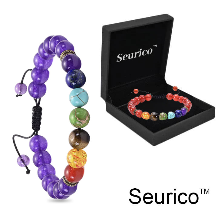 Blood Sugar Balance, fat Burning, Health Double benefits -Seurico™ Natural agate Anion Noble Bracelet（Limited time discount 🔥 last day）