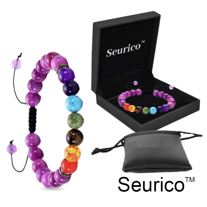 Blood Sugar Balance, fat Burning, Health Double benefits -Seurico™ Natural agate Anion Noble Bracelet（Limited time discount 🔥 last day）