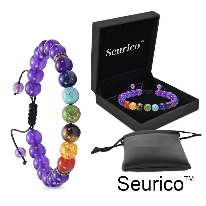 Blood Sugar Balance, fat Burning, Health Double benefits -Seurico™ Natural agate Anion Noble Bracelet（Limited time discount 🔥 last day）