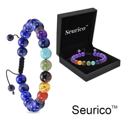 Blood Sugar Balance, fat Burning, Health Double benefits -Seurico™ Natural agate Anion Noble Bracelet（Limited time discount 🔥 last day）