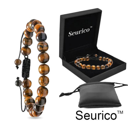 Blood Sugar Balance, fat Burning, Health Double benefits -Seurico™ Natural agate Anion Noble Bracelet（Limited time discount 🔥 last day）